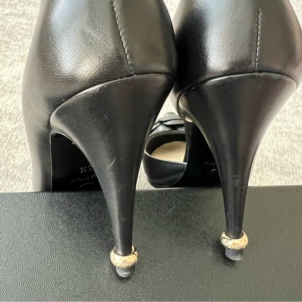 CHANEL Camellia Half-d'Orsay 4” Pumps - Picture 5 of 10